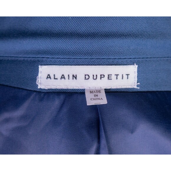 Alain Dupetit Sport Coat Jacket Blazer Sz 58L Poly Blend 2-Button Solid Blue NWT - Picture 15 of 16